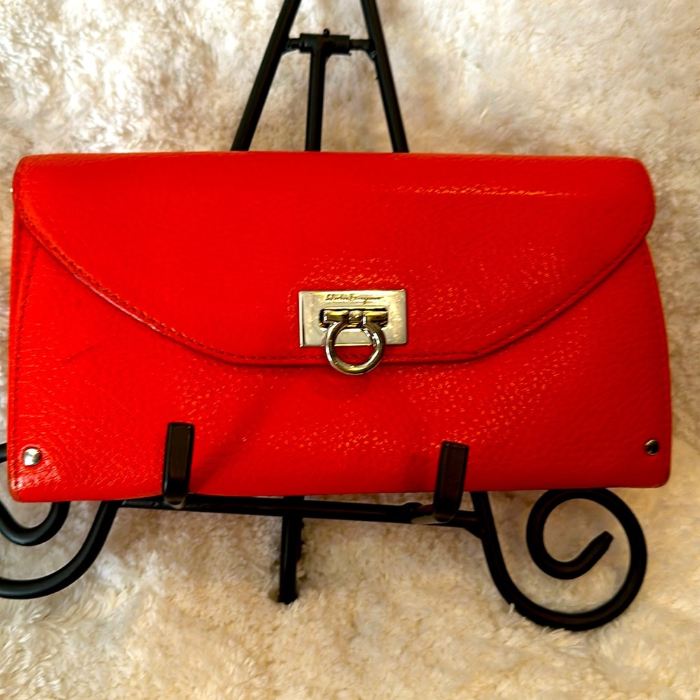 Salvador's Ferragamo Pebble Leather Wallet